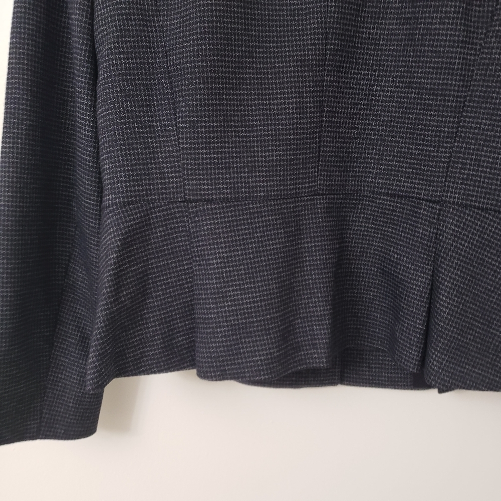 Ann Taylor Navy Black Women's Jacket Top Size 8 - Picture 10 of 11